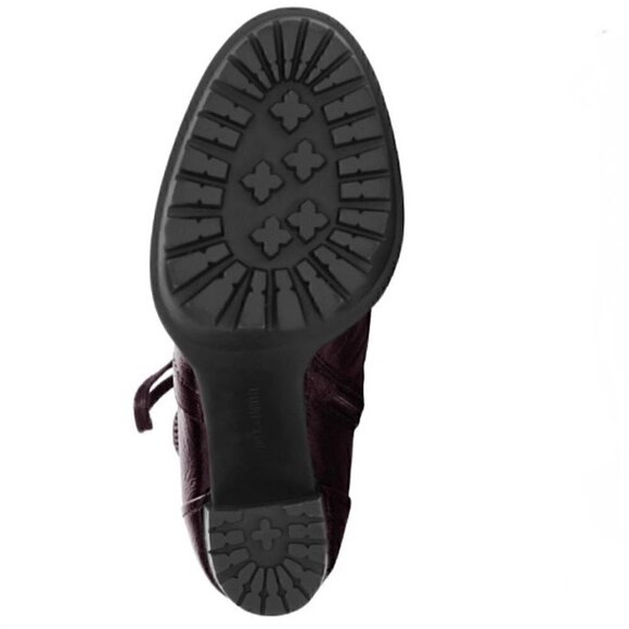 Vince Camuto Ermania Bootie Black deep red leather - Picture 7 of 14